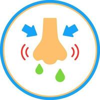 Rhinitis Vector Icon Design
