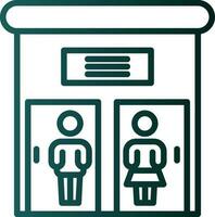 Public toilet Vector Icon Design