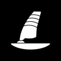 diseño de icono de vector de windsurf