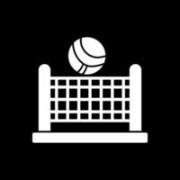 diseño de icono de vector de voleibol de playa