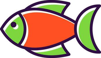 diseño de icono de vector de pescado