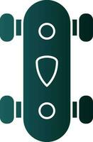 Longboard Vector Icon Design