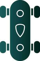 Longboard Vector Icon Design