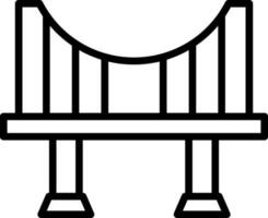 diseño de icono de vector de puente