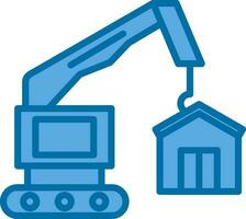 Construction site Vector Icon Design