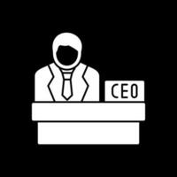 CEO vector icono diseño