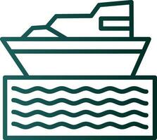 diseño de icono de vector de barco