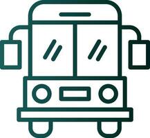 School bus Vector Icon Design