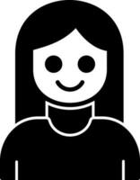 Girl Vector Icon Design