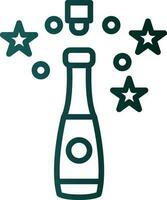 Champagne Vector Icon Design