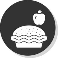 manzana tarta vector icono diseño