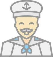 Sailor Vector Icon Design