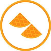 Wafer Vector Icon Design