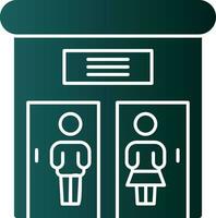 Public toilet Vector Icon Design