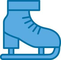 Ice skate Vector Icon Design