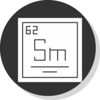 Samarium Vector Icon Design