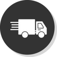 Delivery truck Vector Icon Design