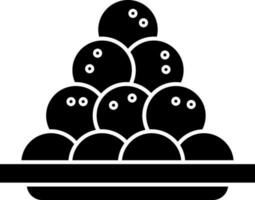 bolas amargas vector icono diseño