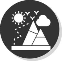 Mountaineering Vector Icon Design