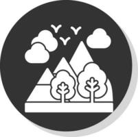 Alpes vector icono diseño