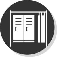 Changing room Vector Icon Design