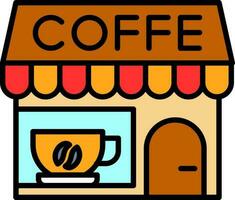 Coffee shop Vector Icon Design