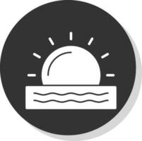 Sunrise Vector Icon Design