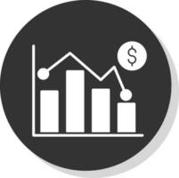 Market fluctuation Vector Icon Design