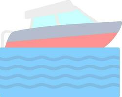 Speed boat Vector Icon Design