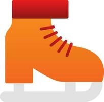 Ice skate Vector Icon Design