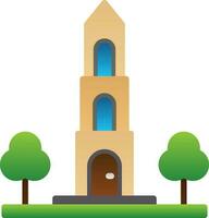 Dom tower Vector Icon Design