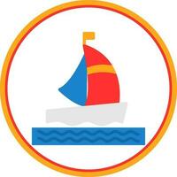 Boat Vector Icon Design