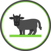 Cow Vector Icon Design