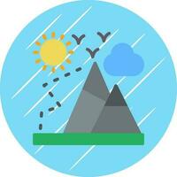 Mountaineering Vector Icon Design