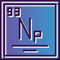 Neptunium Vector Icon Design