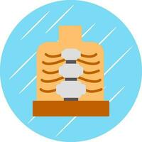 Ribcage Vector Icon Design