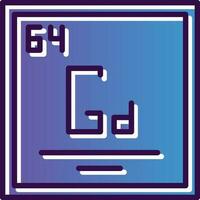 Gadolinium Vector Icon Design