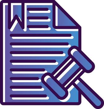 Legal document Vector Icon Design