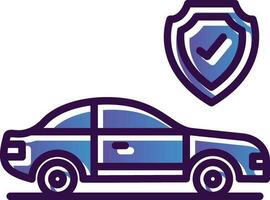 Car insurance Vector Icon Design