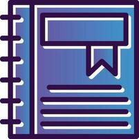 Diary Vector Icon Design