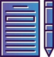 Blogging Vector Icon Design