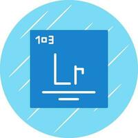 Lawrencium Vector Icon Design