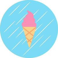 Ice cream cone Vector Icon Design