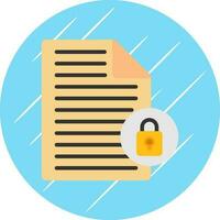 Secure data Vector Icon Design