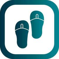 Flip flops Vector Icon Design