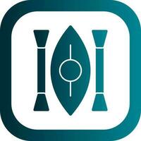 Kayak Vector Icon Design