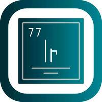 Iridium Vector Icon Design