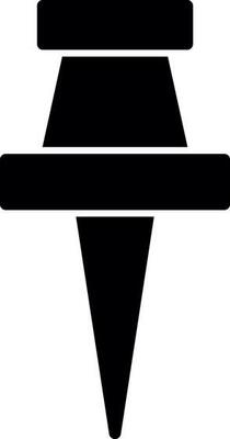 Push pin Vector Icon Design