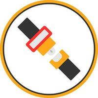 Seat belt Vector Icon Design