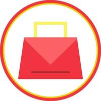 Handbag Vector Icon Design